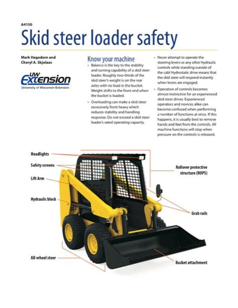 Skid Steer Loader Safety and Evaluation Guidelines